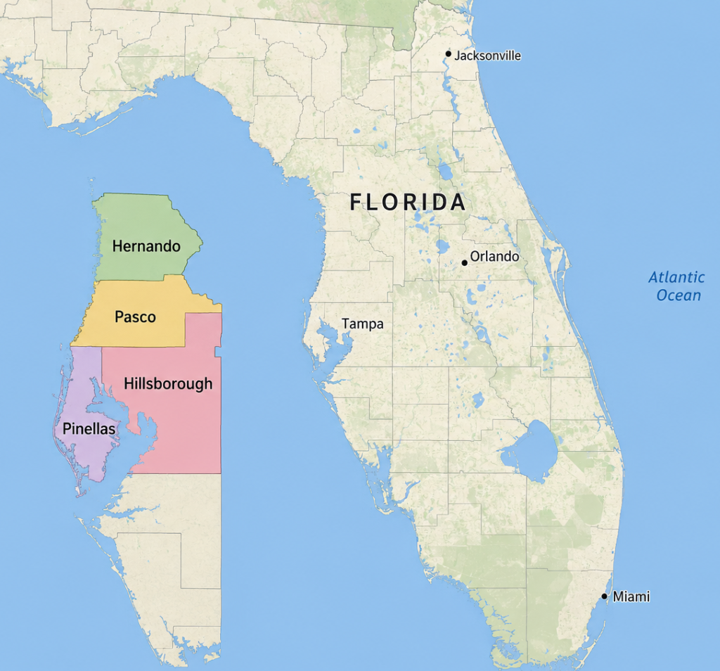 map of florida