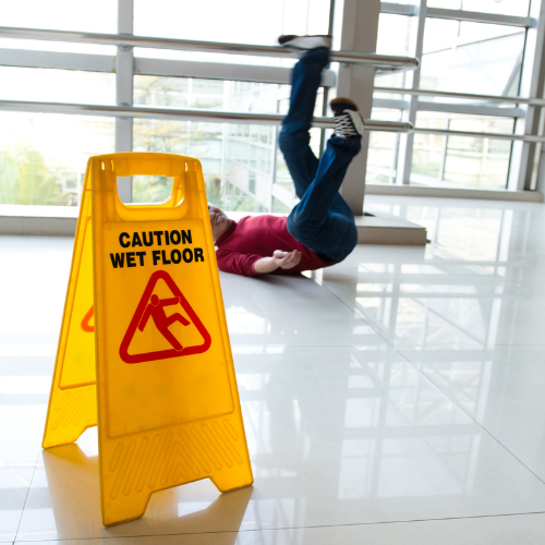 person slip and fell